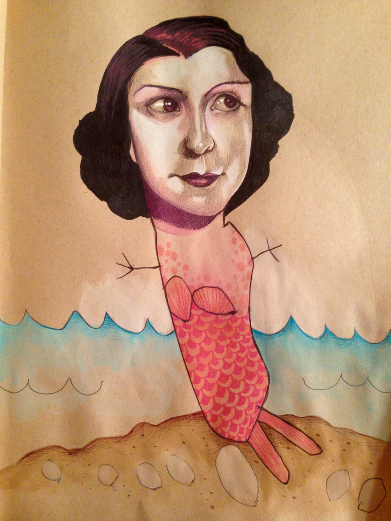 Illustration for article titled Artist collaborates with her four-year-old daughter, and magic results